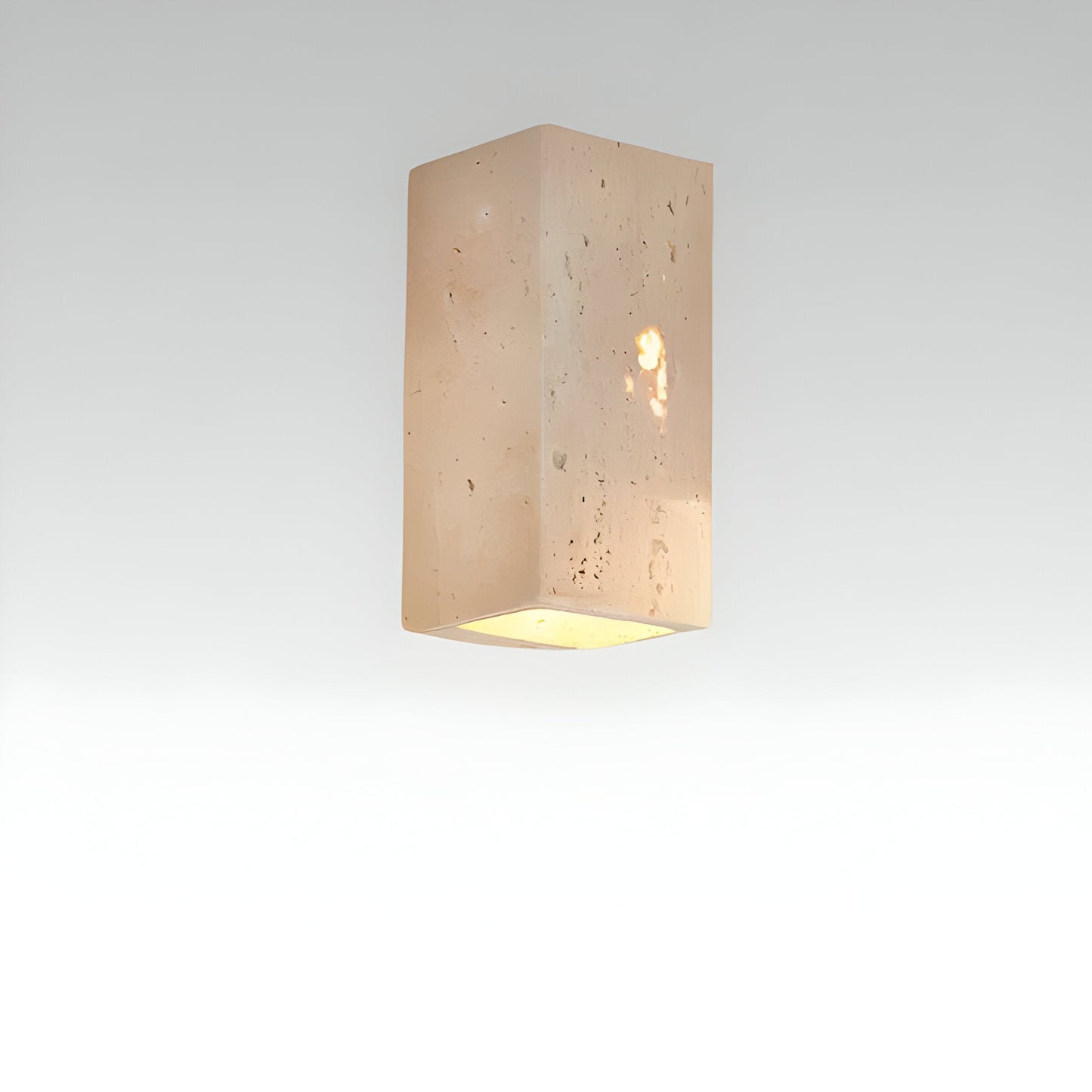Sivra – Rectangular Travertine LED Wall Light