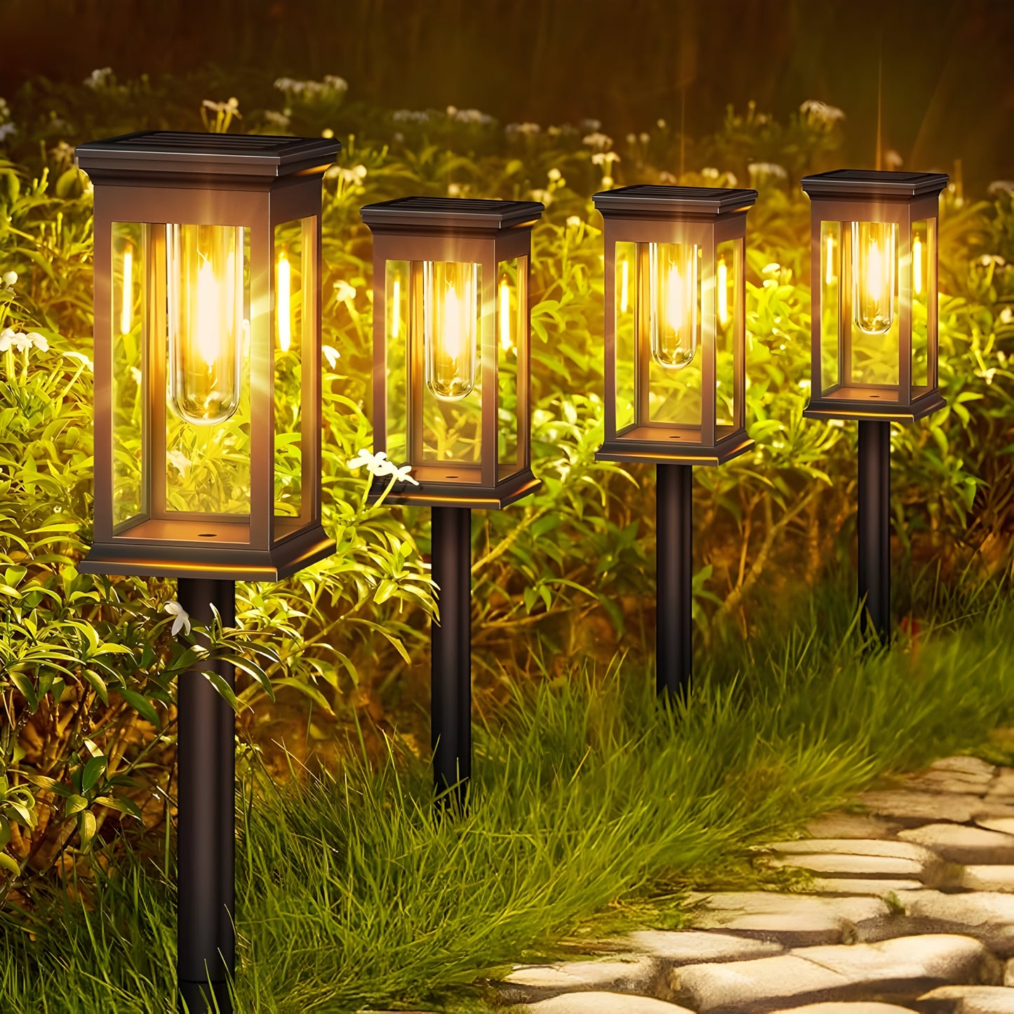 Lysgro – Solar LED Pathway Spotlight