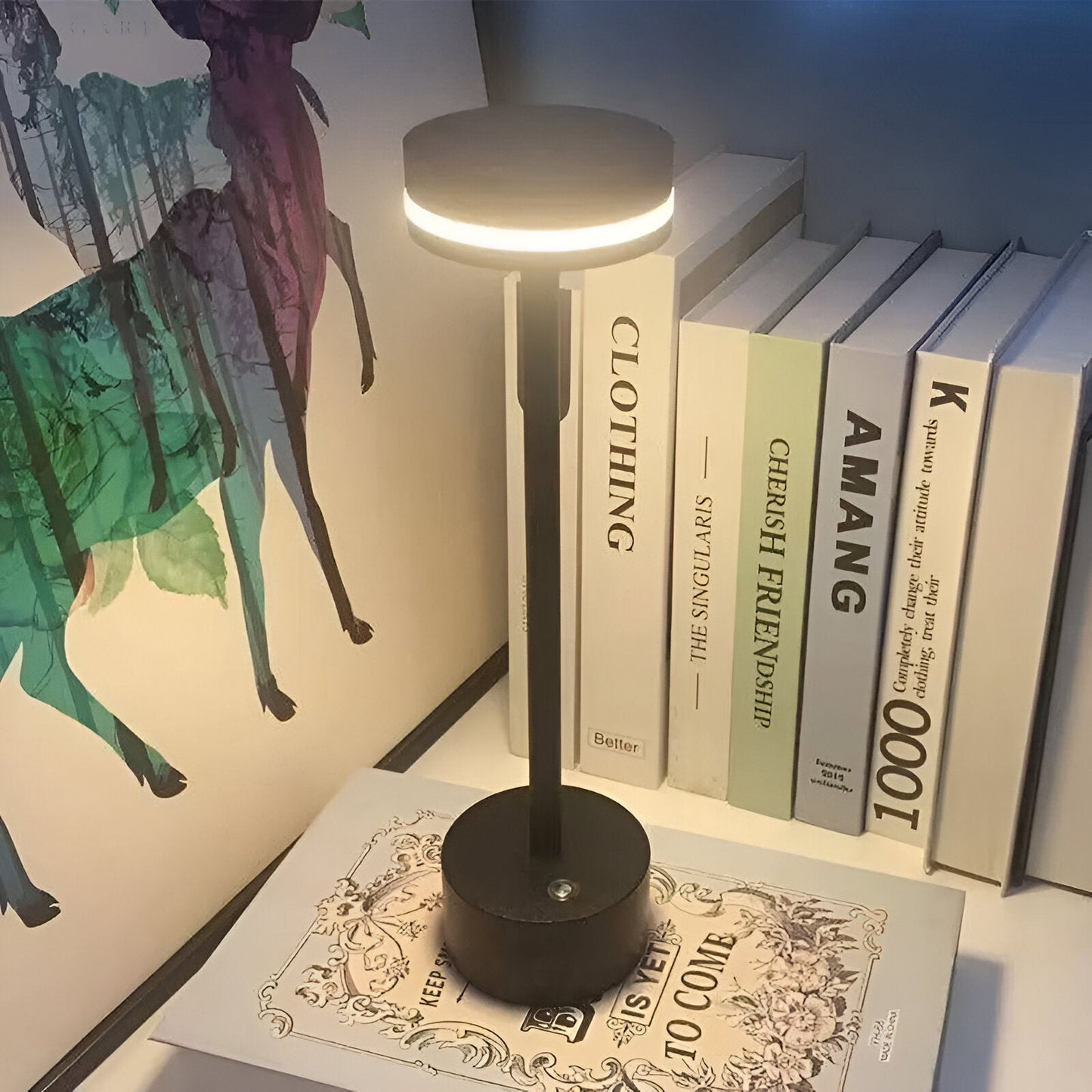 Lurios – Wireless Nordic Table Lamp in Luxurious Design