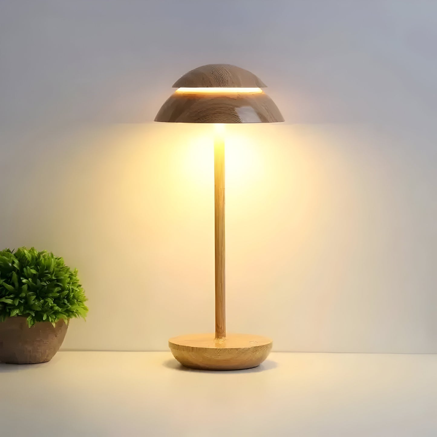 Elvelys – Aesthetic Wireless LED Table Lamp with Dimmer