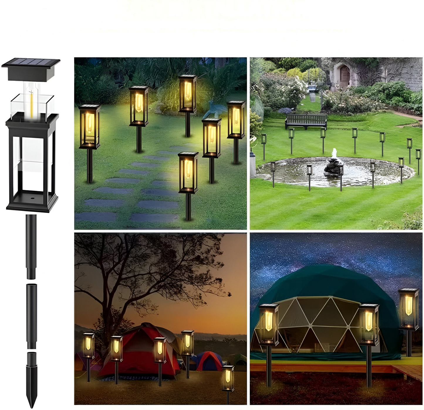 Lysgro – Solar LED Pathway Spotlight