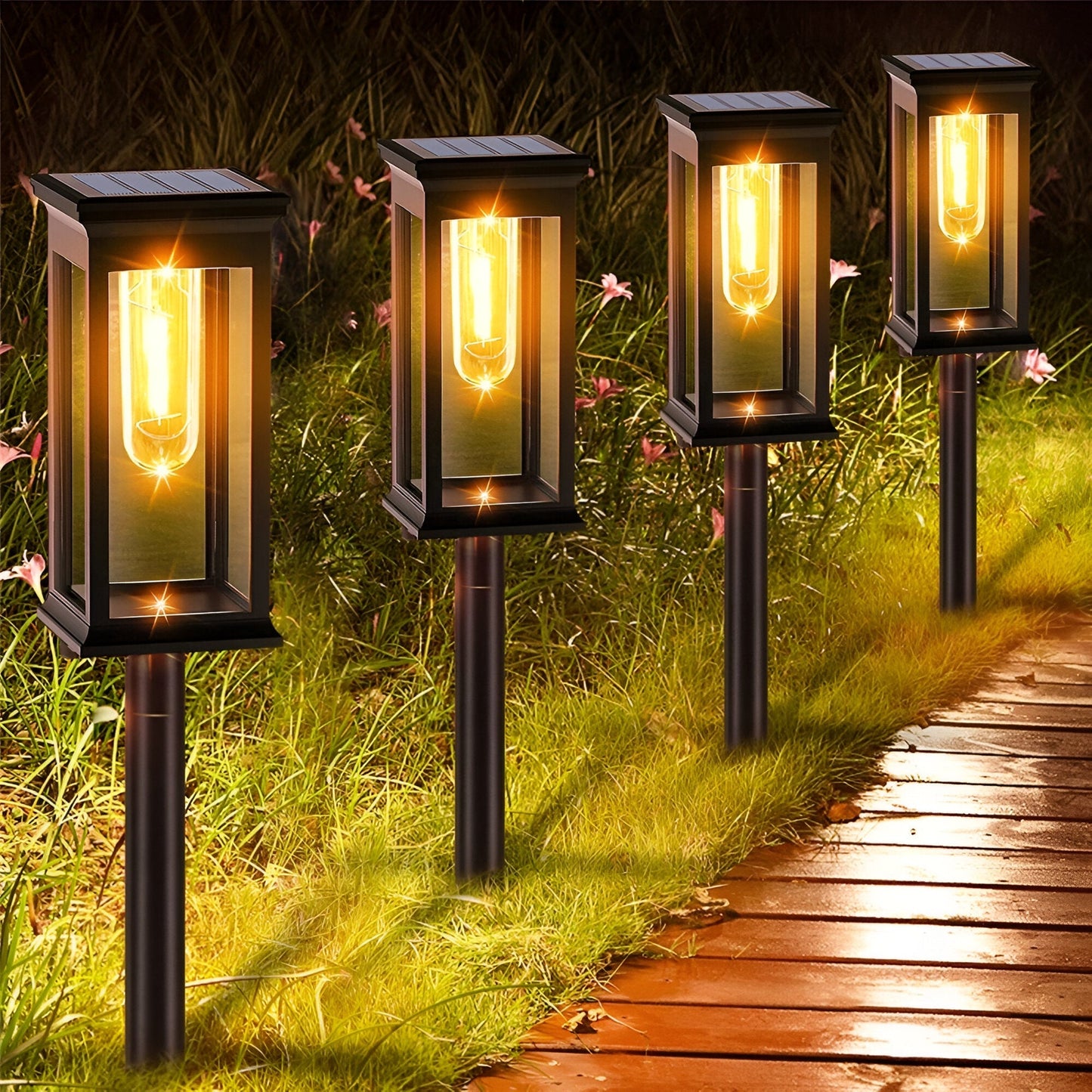 Lysgro – Solar LED Pathway Spotlight