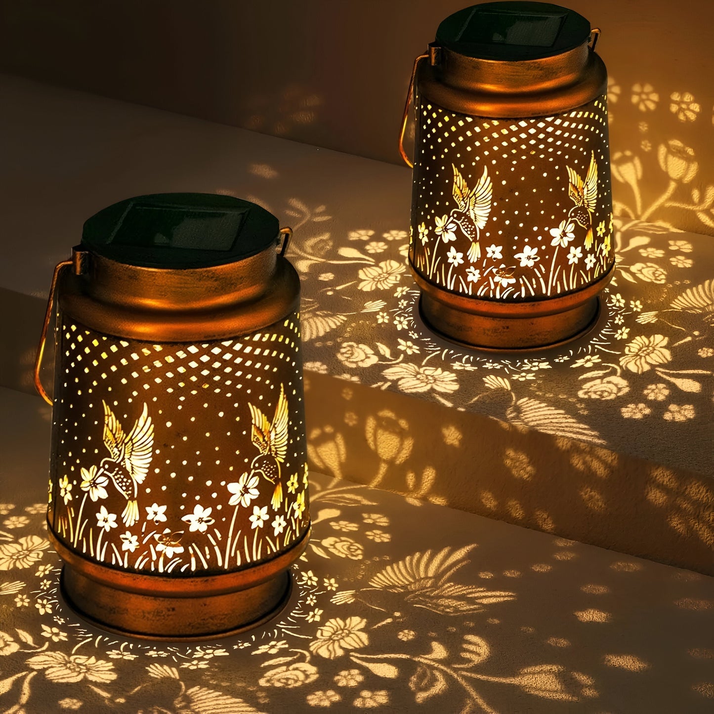 Vinga - Solar LED garden light with hummingbird design