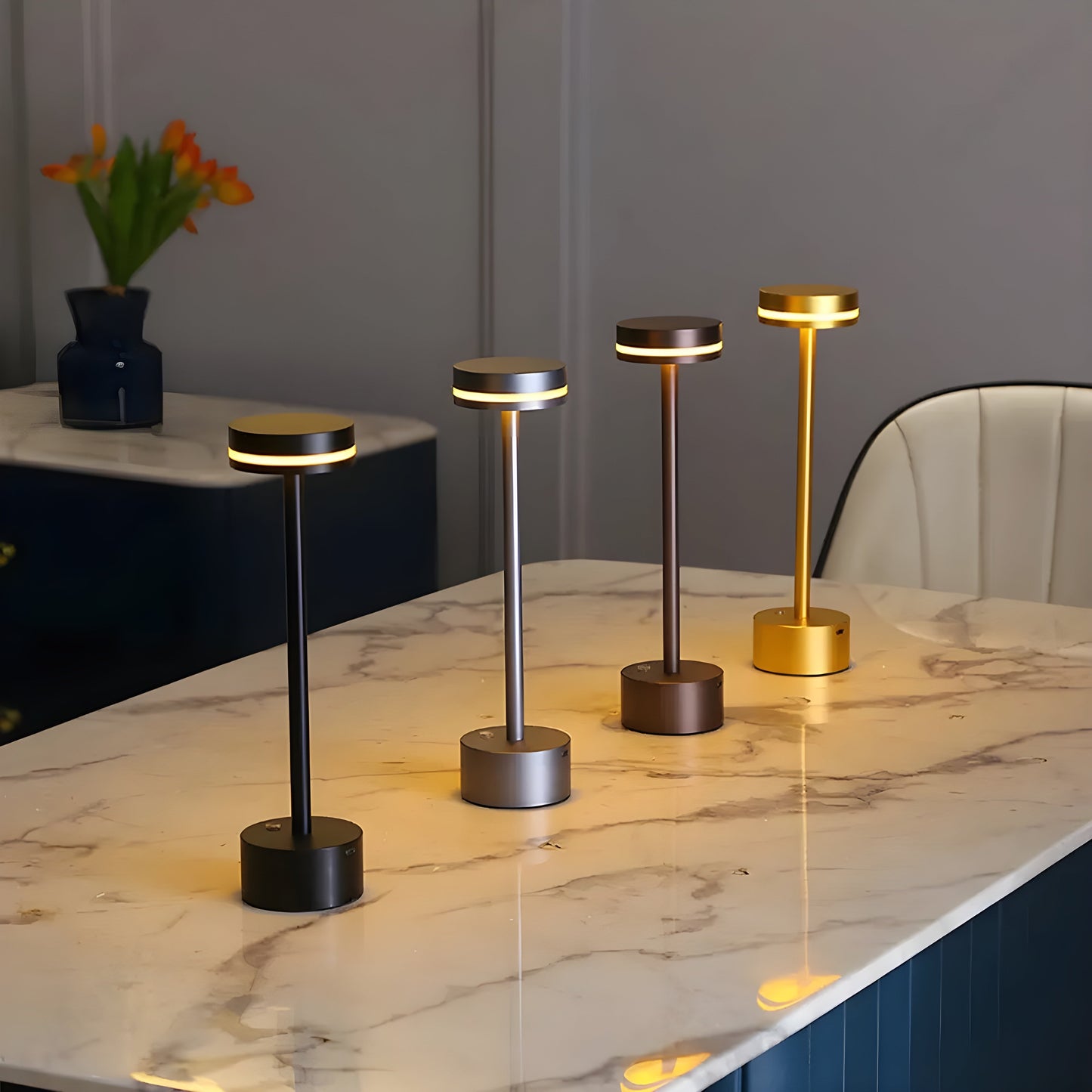 Lurios – Wireless Nordic Table Lamp in Luxurious Design