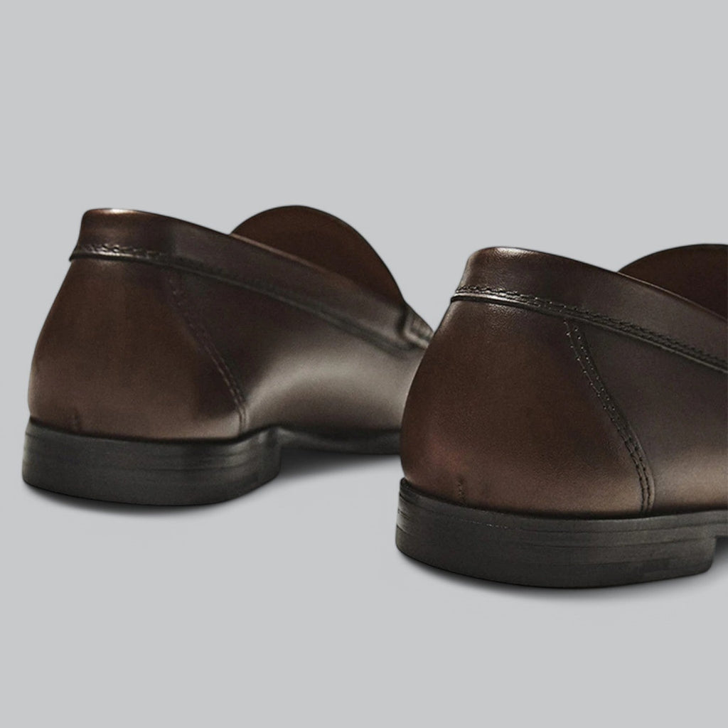 Ethan Men's Leather Loafers – Slip-On Smart Casual Comfort Shoes