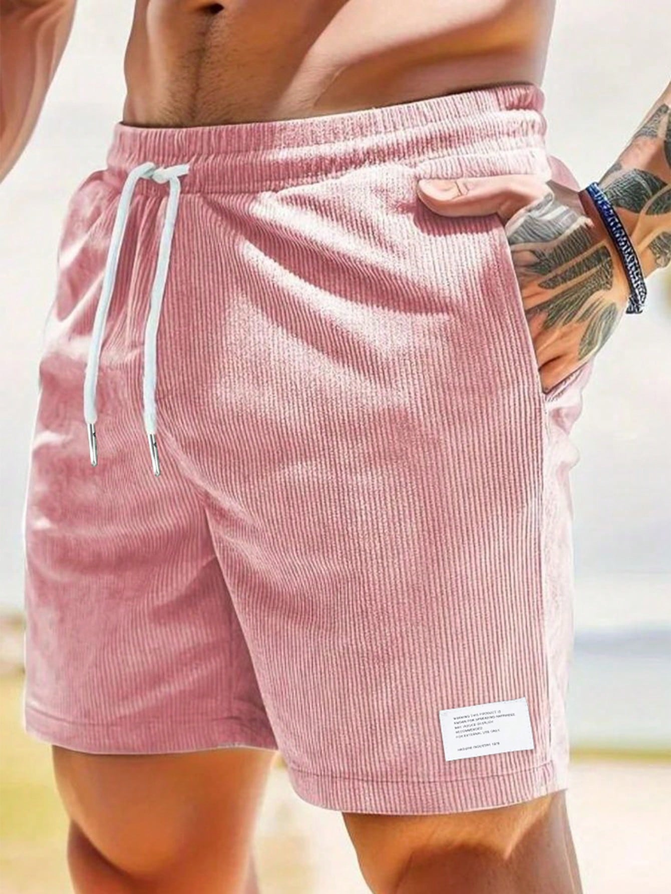 Duncan Men's Corduroy Shorts – Stretch Casual Summer Relaxed Fit Shorts