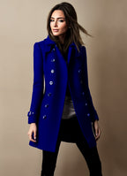 Petra Women's Tailored Coat – Long Sleeves, Flattering Fit & Elegant Finish