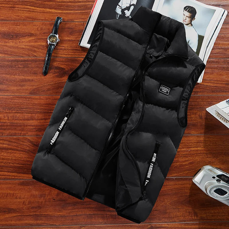 Benedict Men's Quilted Gilet – Insulated Zip Up Sleeveless Winter Vest