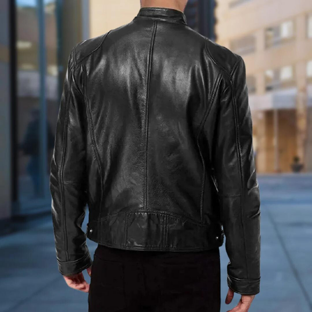 Grayson Men's Leather Jacket – Premium Genuine Leather Smart Casual Coat