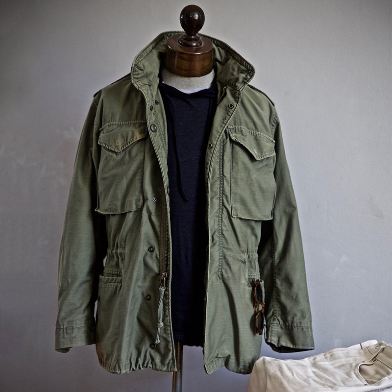 Caleb Men's M-65 Field Jacket – Vintage Military Utility Outdoor Coat