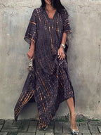 Sophia Women's Kaftan Maxi Dress – Boho Lightweight Beach Holiday Dress
