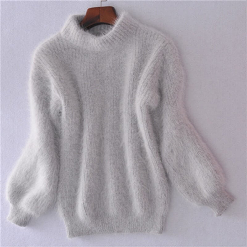 Audrey Women's Wool Knit Jumper – Soft Relaxed Fit Everyday Sweater