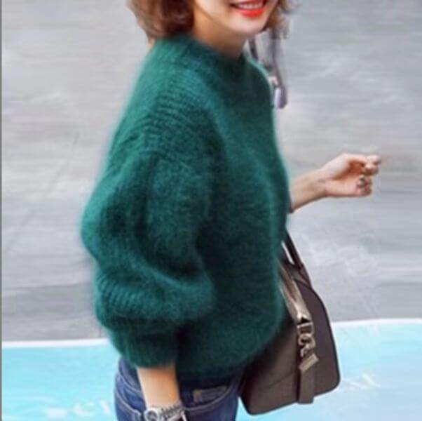 Audrey Women's Wool Knit Jumper – Soft Relaxed Fit Everyday Sweater