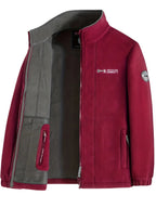 Finley Men's Fleece Jacket – Thermal Outdoor Zip Up Lightweight Winter Coat