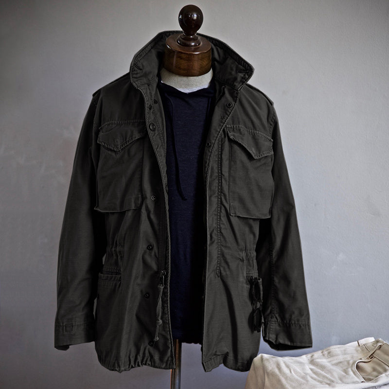 Caleb Men's M-65 Field Jacket – Vintage Military Utility Outdoor Coat