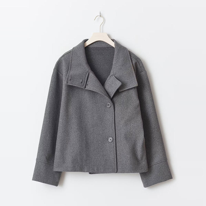 Helena Women's Pea Coat – Double Breasted Short Smart Winter Coat