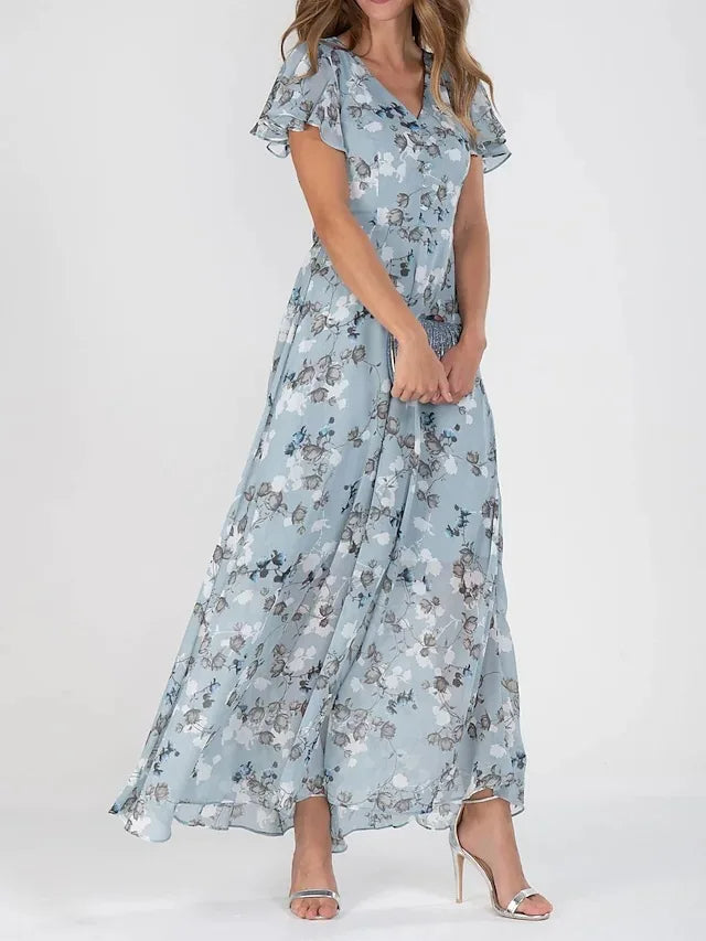 Agreta Women's Fitted Midi Dress – Elegant Woven Fabric & Timeless Silhouette