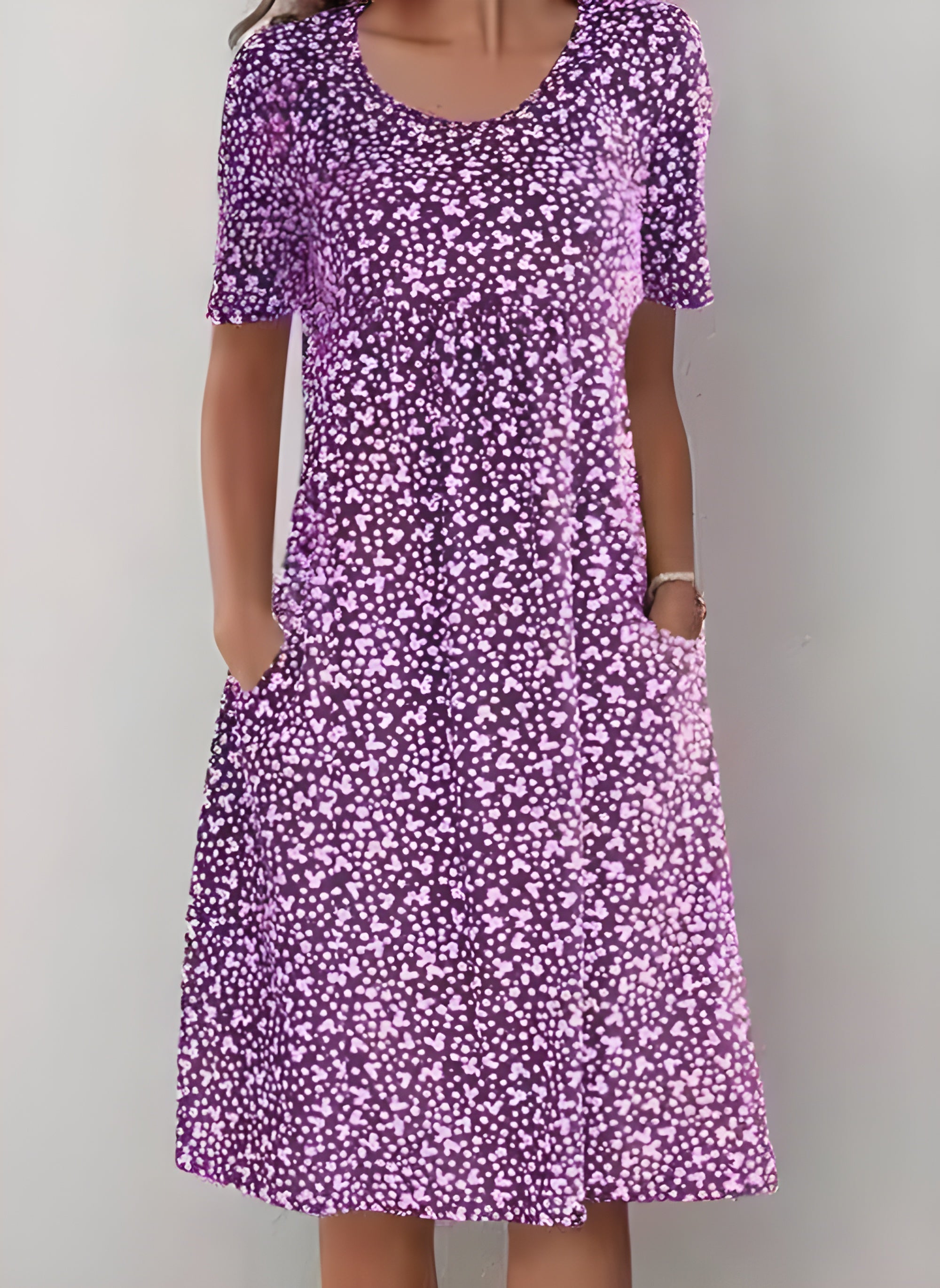 Lauren Women's Summer Dress – Lightweight Casual Holiday Beach Midi Dress