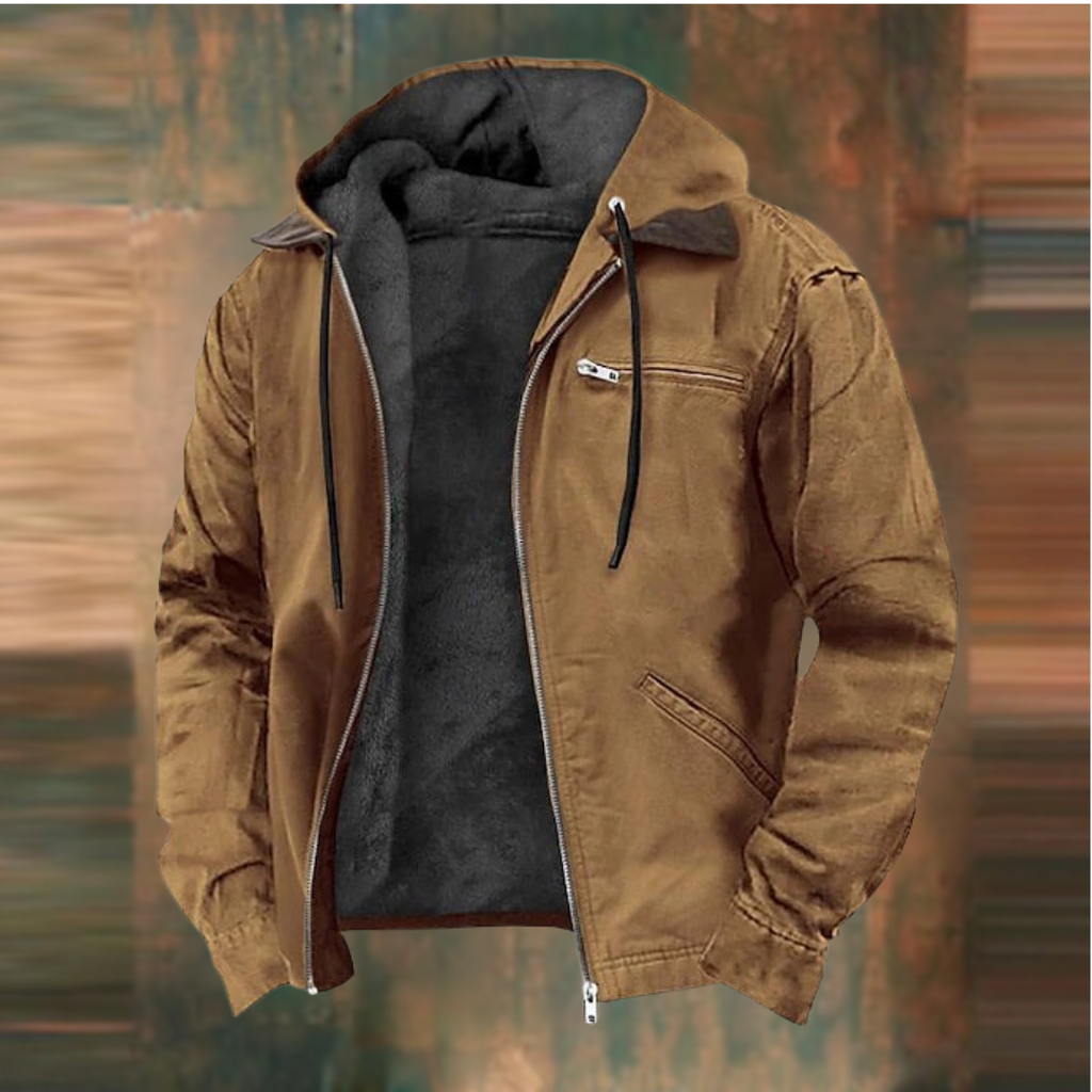 Declan Men's Leather Jacket – Genuine Leather Smart Casual Zip Up Coat