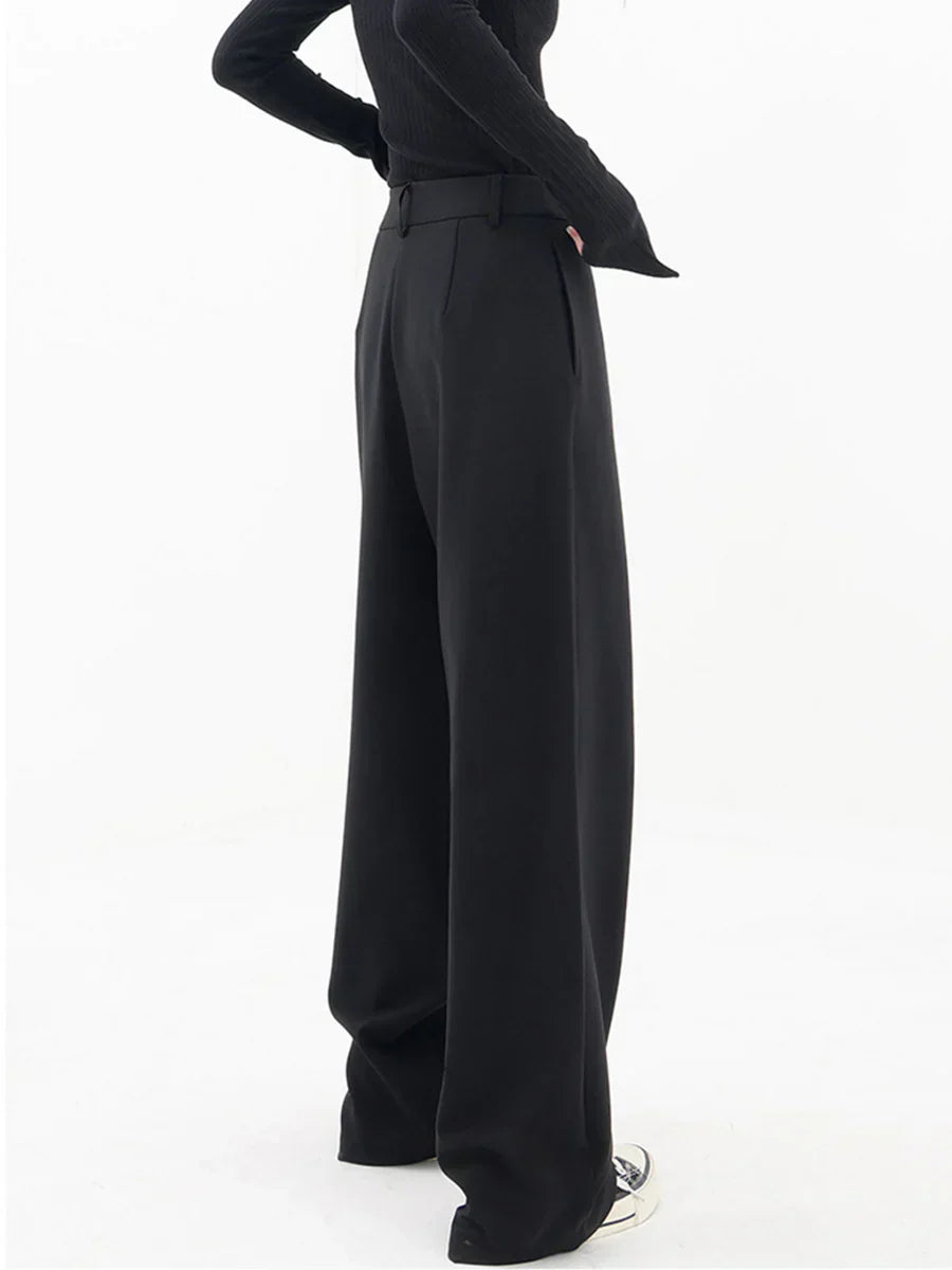 Harper Women's Wide Leg Trousers – Relaxed Fit Casual Summer Palazzo Pants