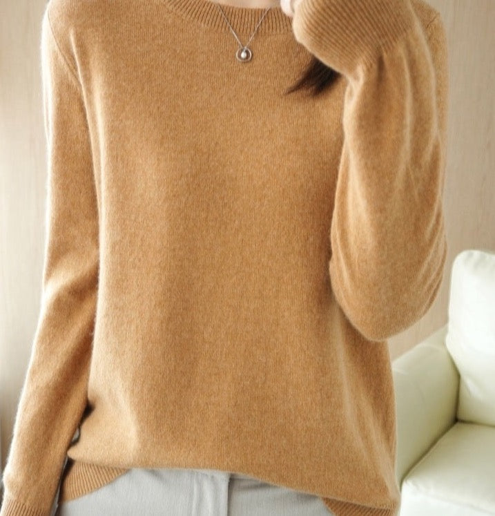 Odette Women's Knitted Jumper – Soft Fitted Knit with Elegant Everyday Style