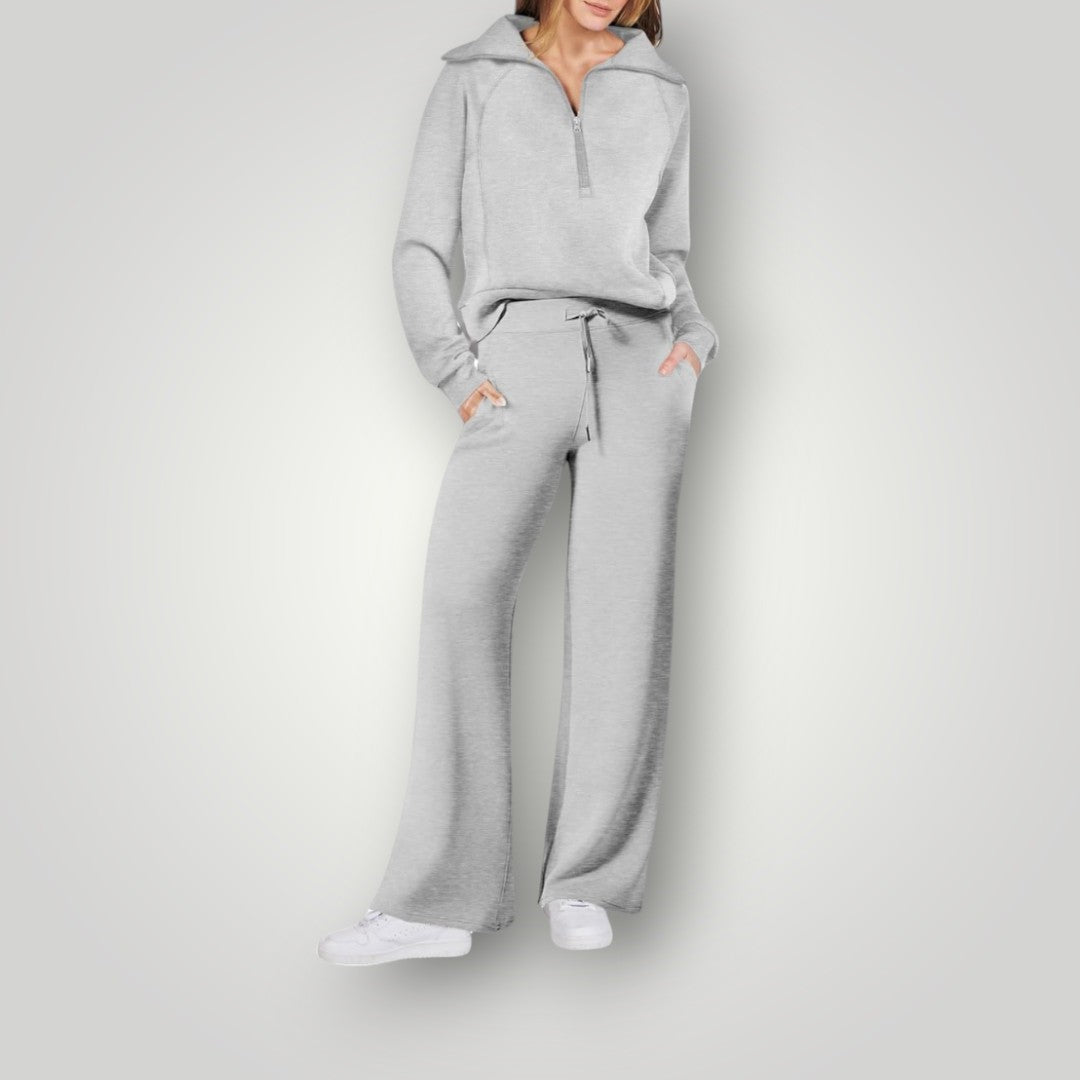 Celeste Women's Lounge Set – Oversized Sweatshirt & Joggers Soft Casual Co-Ord Set