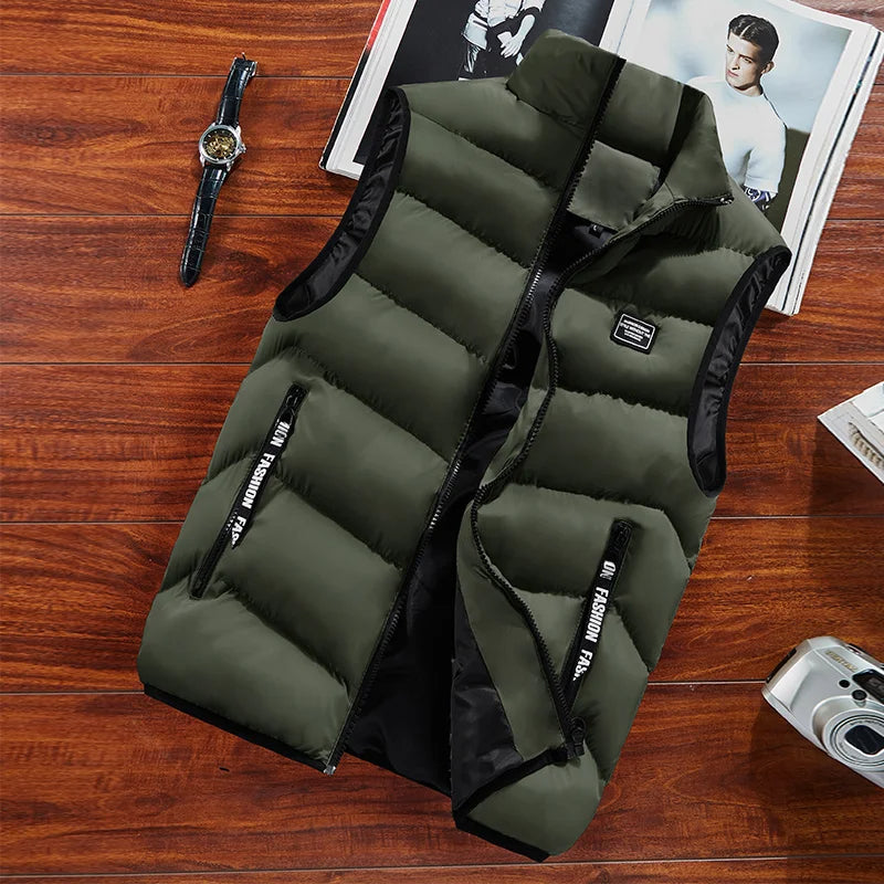 Benedict Men's Quilted Gilet – Insulated Zip Up Sleeveless Winter Vest