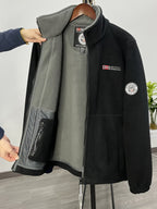 Finley Men's Fleece Jacket – Thermal Outdoor Zip Up Lightweight Winter Coat