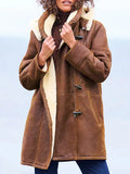 Harriet Women's Hooded Winter Coat – Warm Relaxed Fit Casual Long Jacket