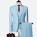 Harrison Men's 3 Piece Suit – Slim Fit Wedding & Business Formal Suit Set