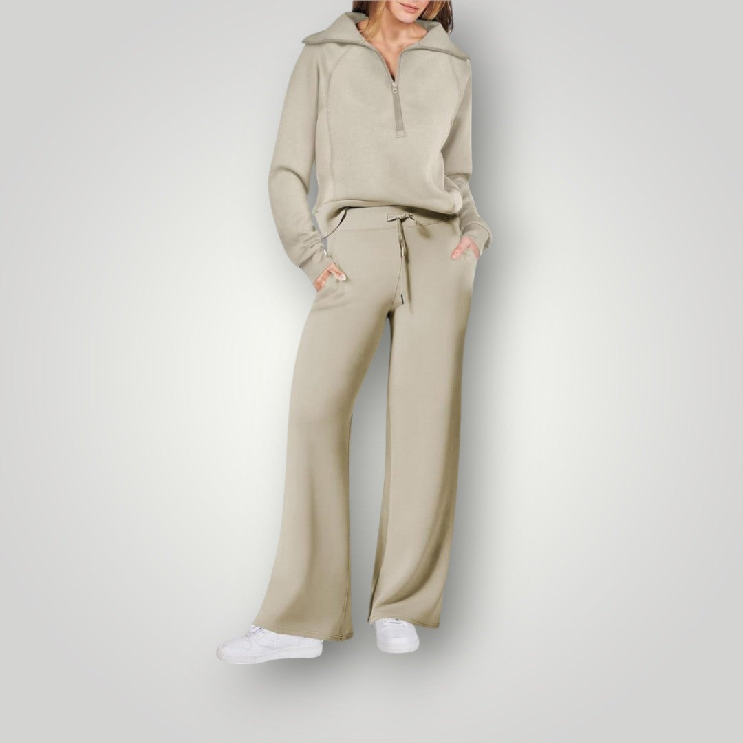 Celeste Women's Lounge Set – Oversized Sweatshirt & Joggers Soft Casual Co-Ord Set