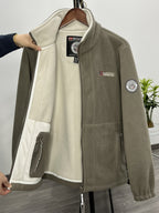 Finley Men's Fleece Jacket – Thermal Outdoor Zip Up Lightweight Winter Coat