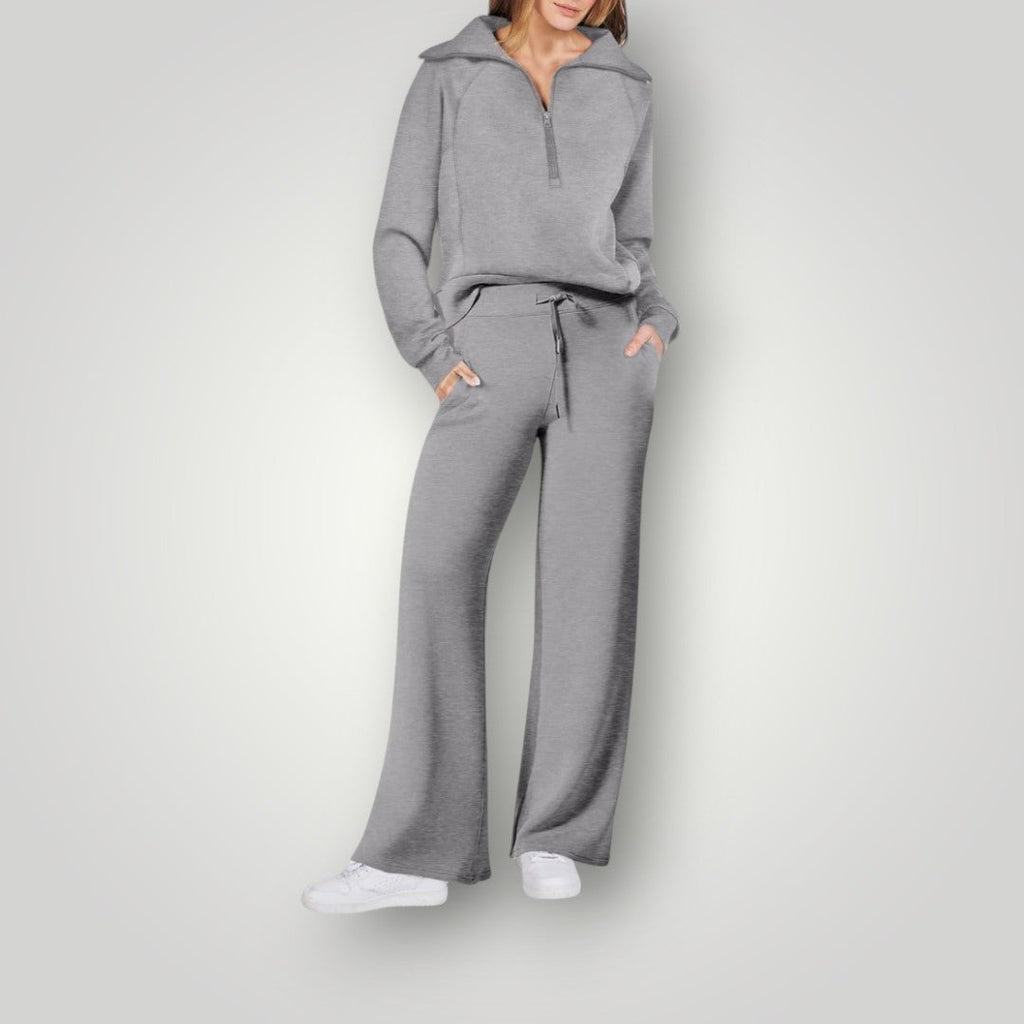 Celeste Women's Lounge Set – Oversized Sweatshirt & Joggers Soft Casual Co-Ord Set