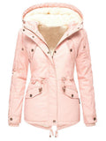 Zelda Women's Long Winter Jacket – Waterproof Hood, Warm Lining & Zip Fastening