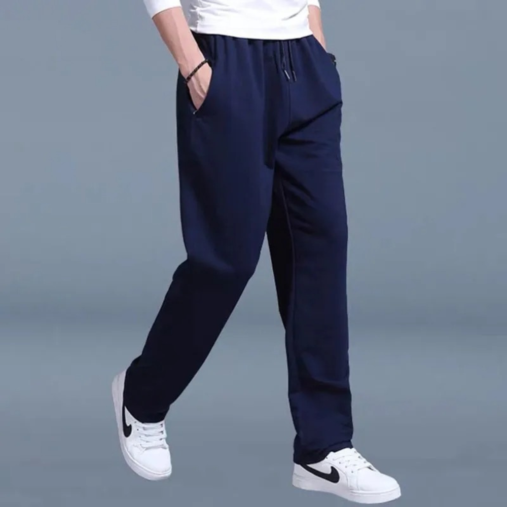 Caleb Men's Joggers – Premium Cotton Straight Leg Casual Sweatpants