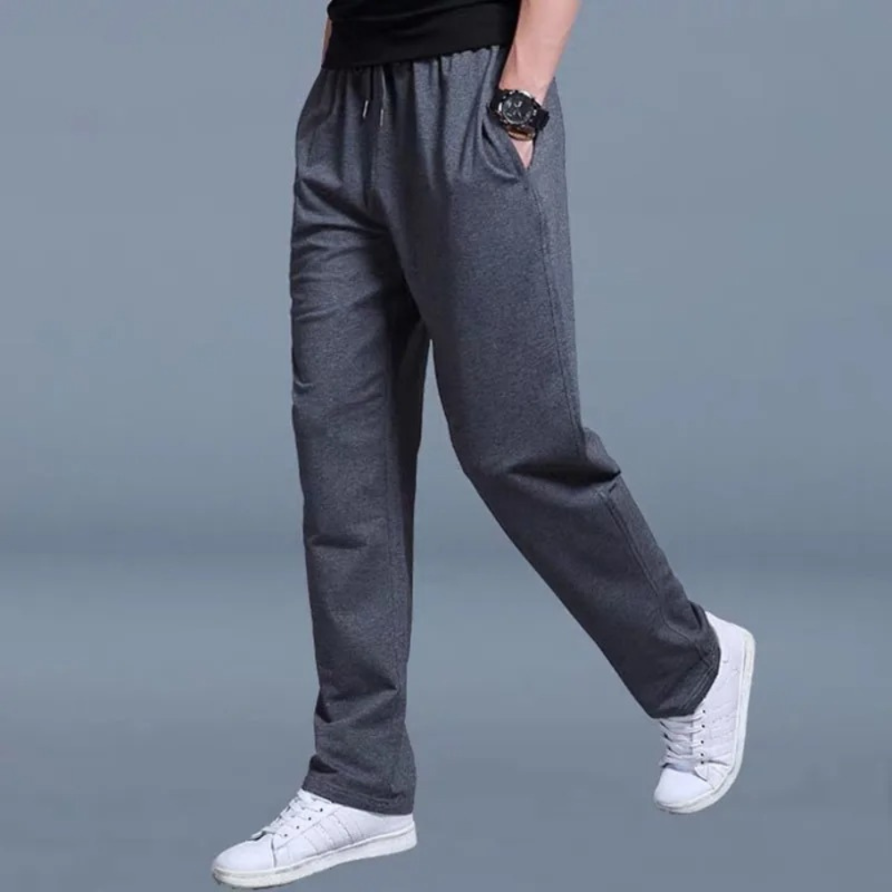 Caleb Men's Joggers – Premium Cotton Straight Leg Casual Sweatpants
