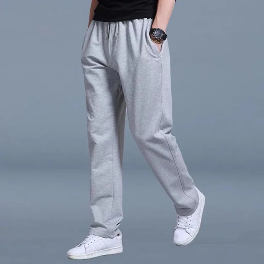 Caleb Men's Joggers – Premium Cotton Straight Leg Casual Sweatpants