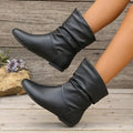 Rowena Women's Leather Ankle Boots – Premium Non-Slip European Comfort Boots