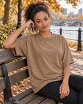 Odessa Women's Oversized Crew Neck T-Shirt – Short Sleeve Loose Fit Everyday Casual Top