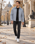 Iñigo Men's Lightweight Water-Repellent Windbreaker Full Zip Casual Collared Jacket