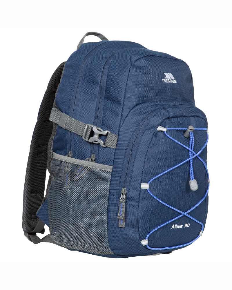 Grant Men's 30L Backpack – Adjustable Travel Rucksack with 3 Zip Pockets