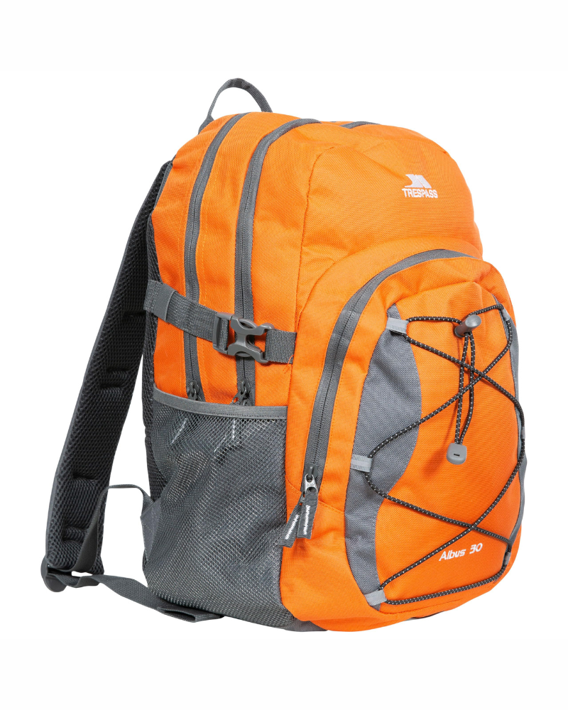 Grant Men's 30L Backpack – Adjustable Travel Rucksack with 3 Zip Pockets