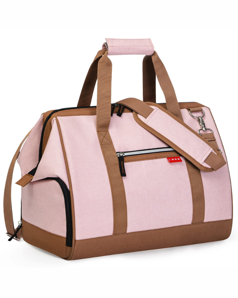 Sienna Women's 33L Travel Duffel Bag – Oxford Holdall with Shoe Compartment & Shoulder Strap