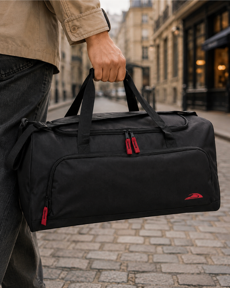 Brendan Men's Travel Duffel Bag – Polyester Weekender Holdall with Shoulder Strap