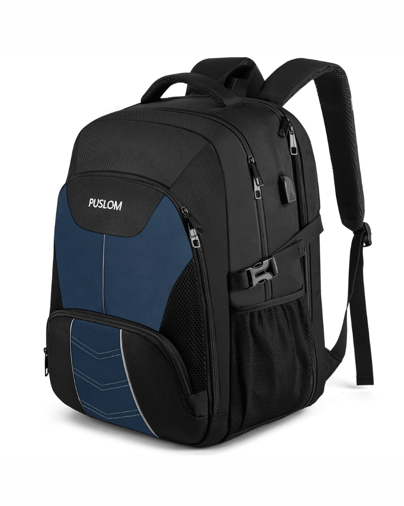 Adrian Men's Laptop Backpack – 55L Travel Rucksack for 18.4" Laptop with USB Charging Port