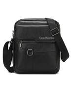 Arnold Men's Vegan Leather Crossbody Bag – Adjustable Messenger Shoulder Bag