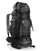 Trenton 90L Waterproof Hiking Backpack – Oxford Camping Rucksack with Multi Compartments