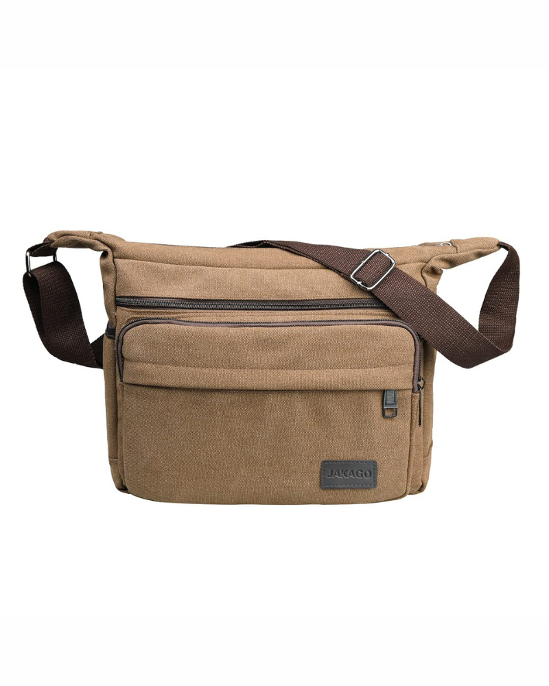 Douglas Canvas Messenger Bag – Multi Pocket Crossbody Shoulder Bag for Men
