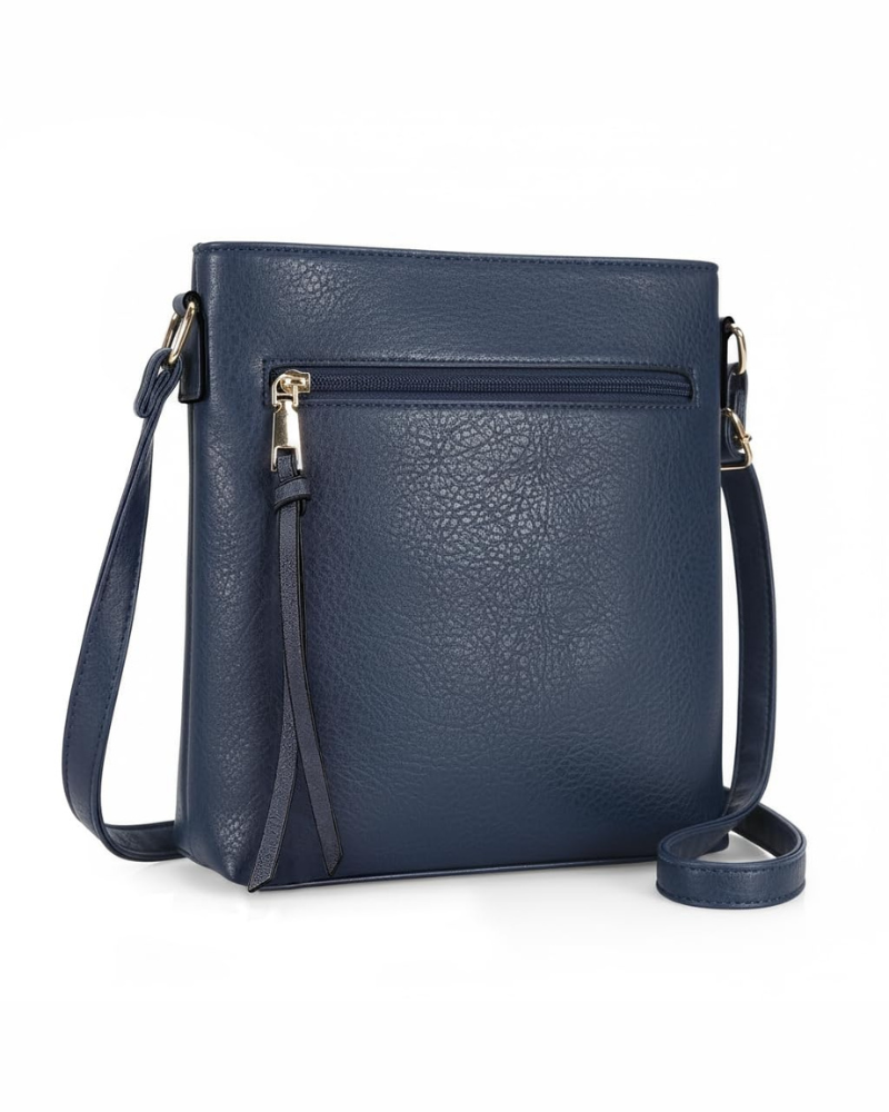 Naomi Women's PU Leather Crossbody Bag – Multi-Pocket Adjustable Shoulder Bag