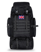 Grady 80L Waterproof Hiking Backpack – Tactical Travel Rucksack with Laptop Sleeve